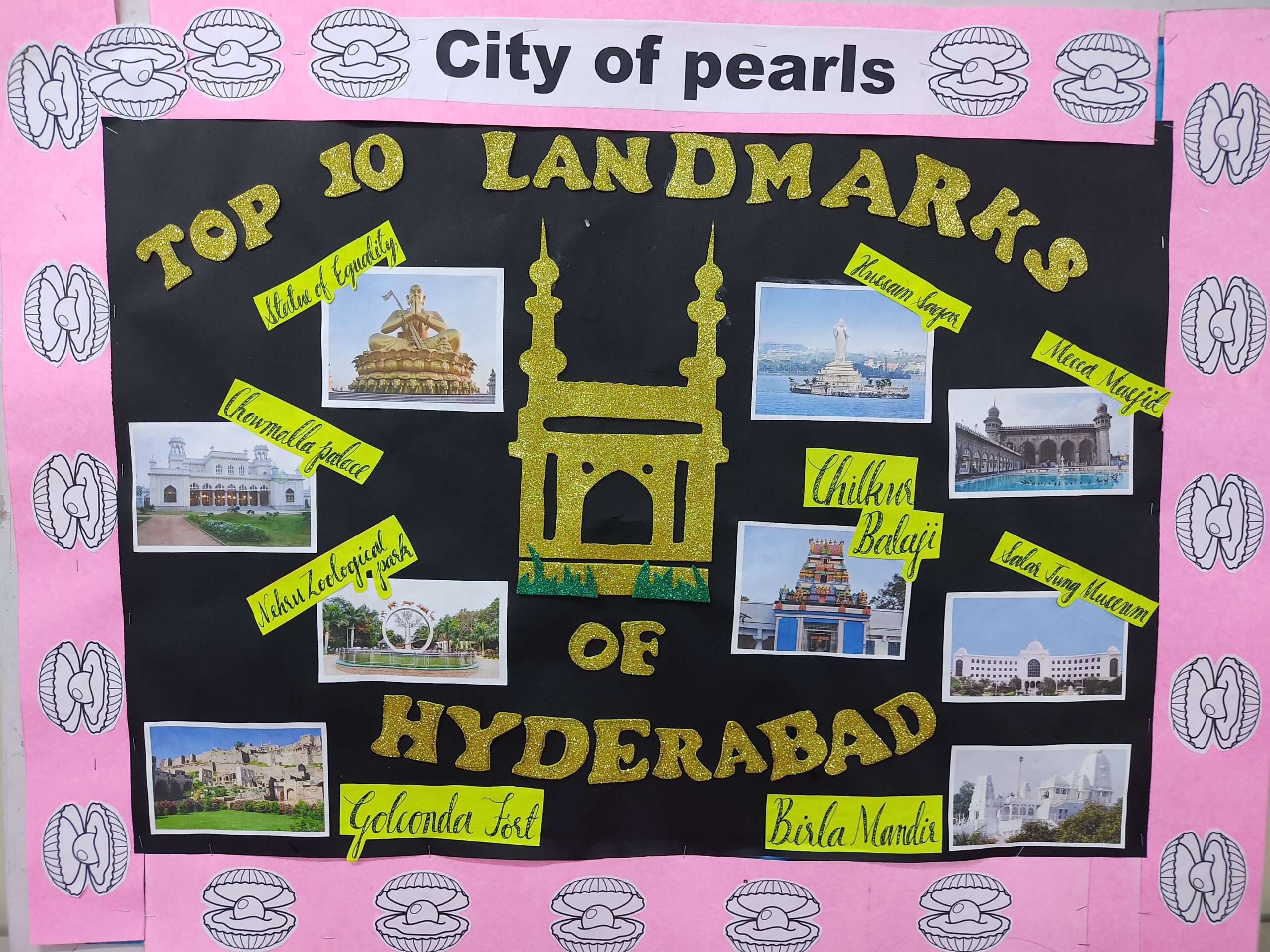 Grade 1C-Special Assembly on Top 10 landmarks of Hyderabad