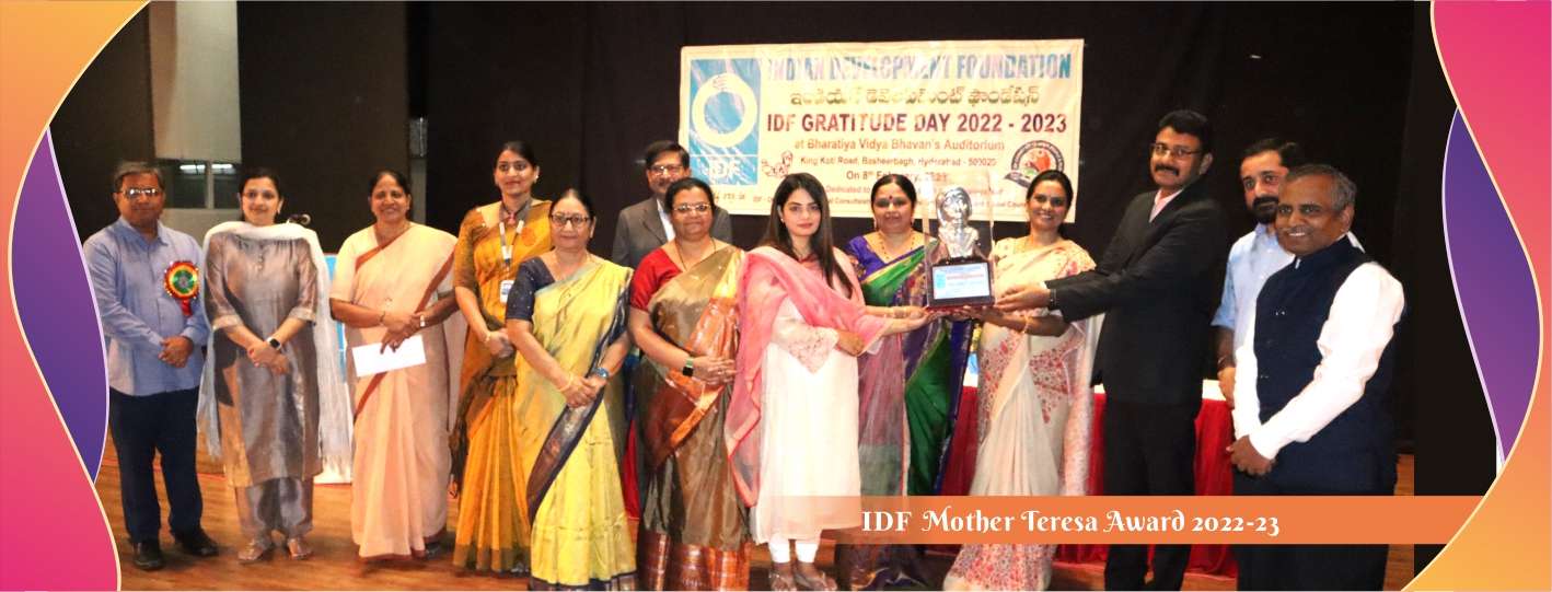 Mother Teresa Award_ Shilpa Madam, Rama Madam, Shashi Madam