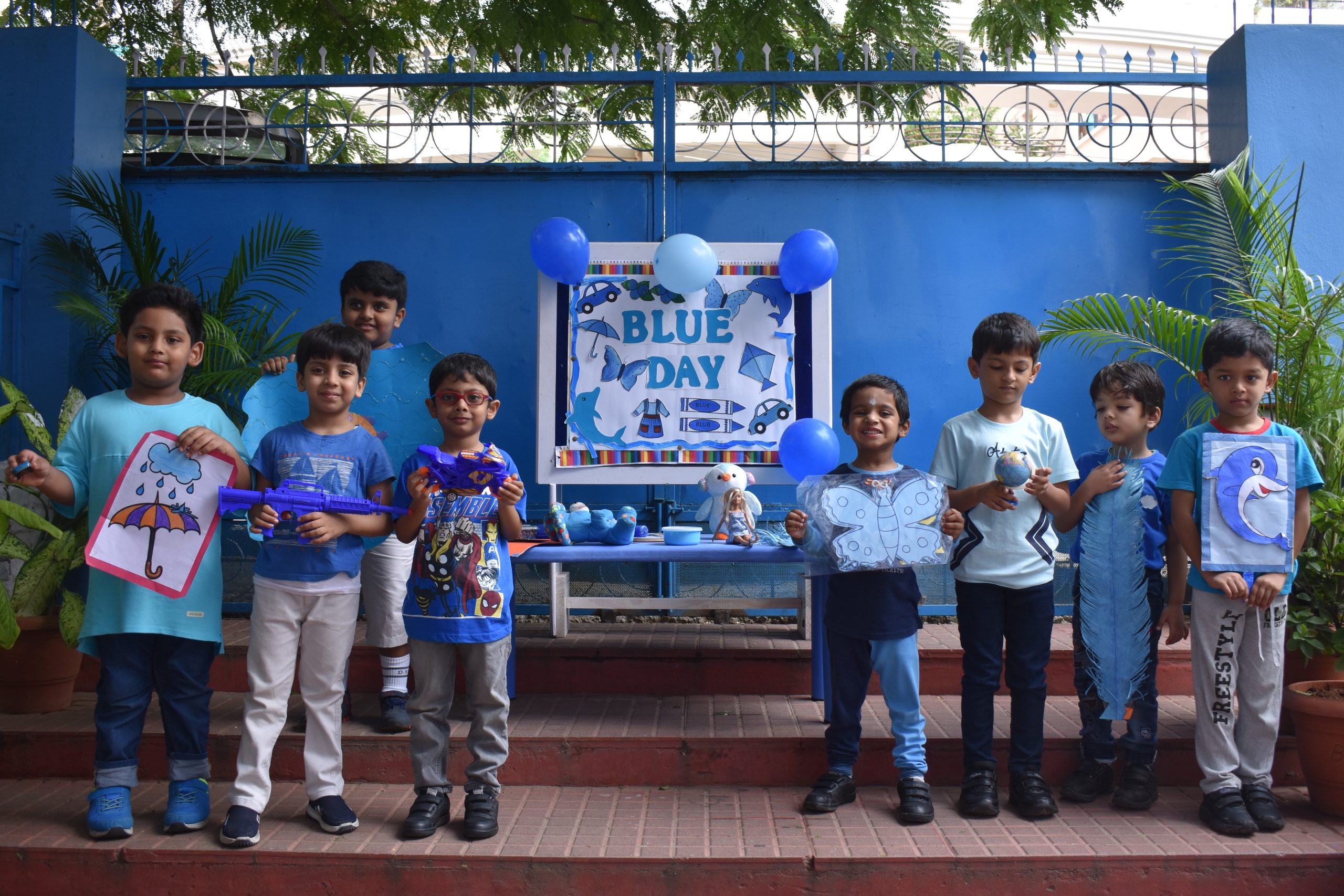 Preprimary -Blue Color Day Celebrations