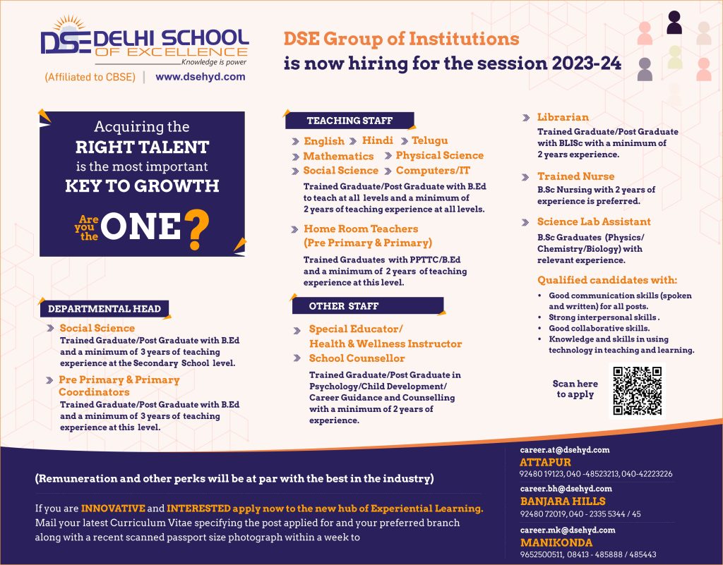 DSE Hiring for 2023-24