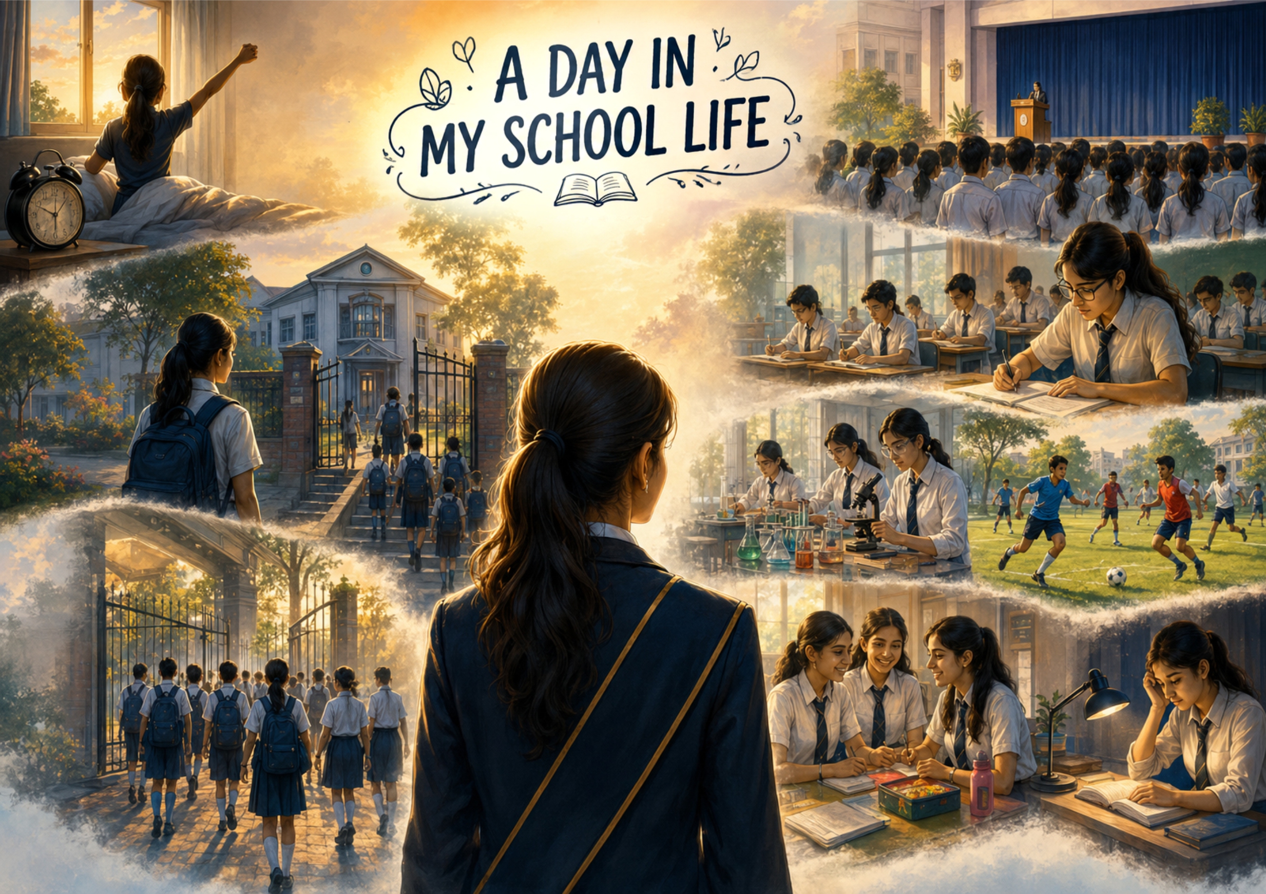 A DAY IN MY SCHOOL LIFE